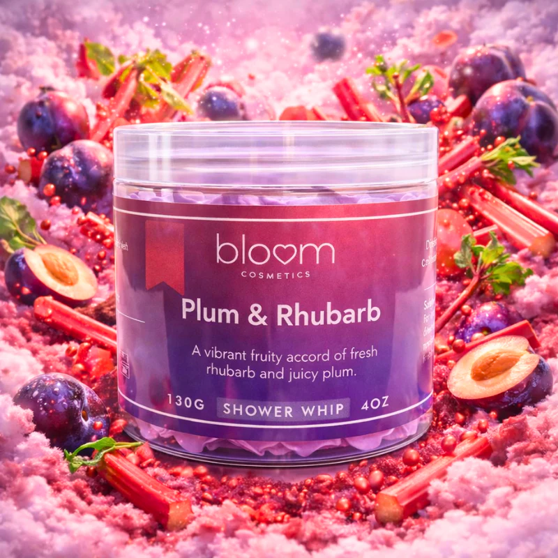 Plum & Rhubarb Whipped Soap - Image 3